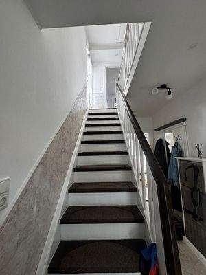 Treppe zum Obergeschoss