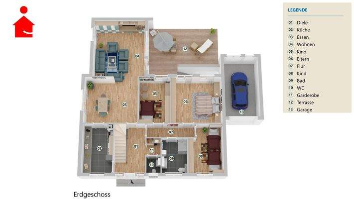 Grundriss Erdgeschoss