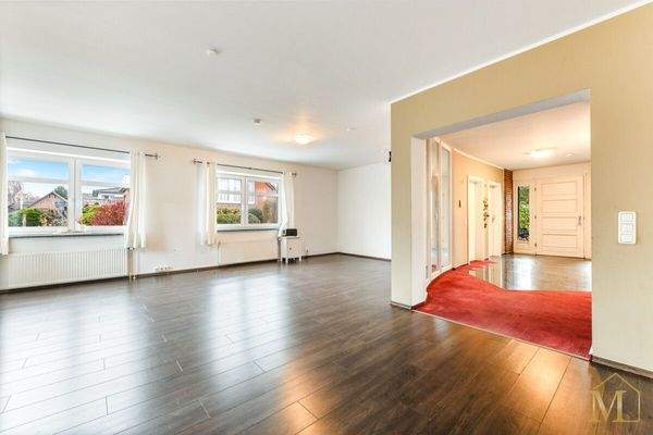 Ansicht vom Wohnzimmer