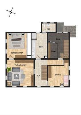 Grundriss - Obergeschoss