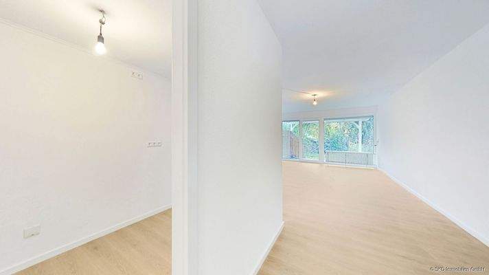 Küche, Wohn- und Esszimmer