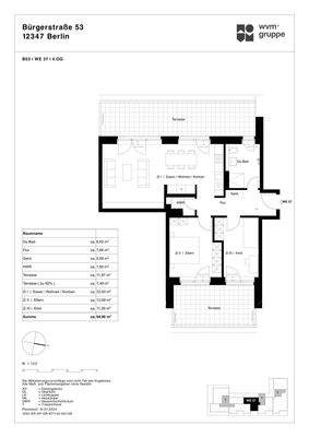 Grundriss WE37 Eigentum Berlin-Neukölln