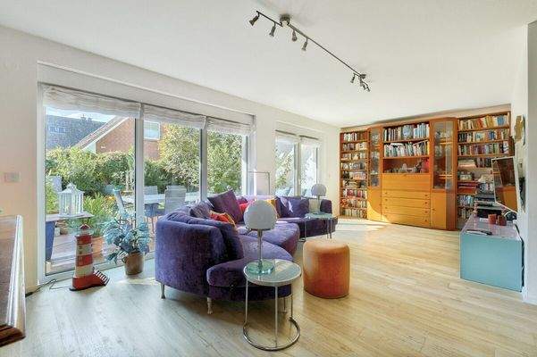 Sitzecke mit direktem Terrassenzugang