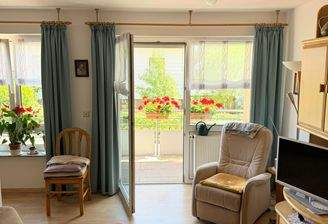 Sicht zu Balkon