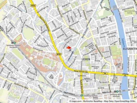 Geolyzer Kartenausschnitt