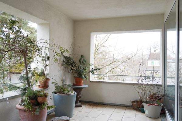 Loggia mit Westblick