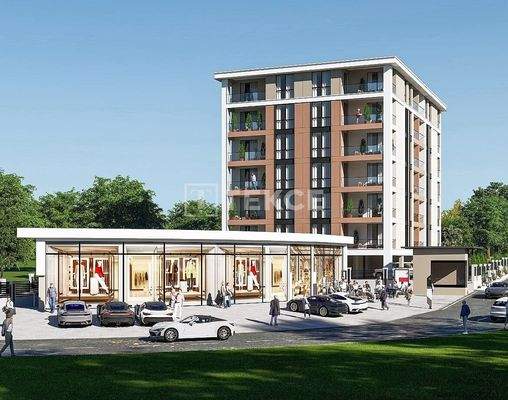 3-Bedroom Apartments in a Project with a Pool in Bursa