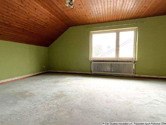 Schlafzimmer im Dachgeschoss