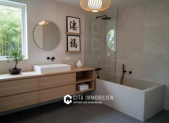 Vorderhaus-EG: Badezimmer Visualisierung