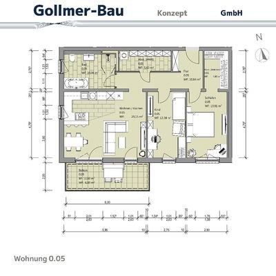 Grundriss Wohnung 0.05