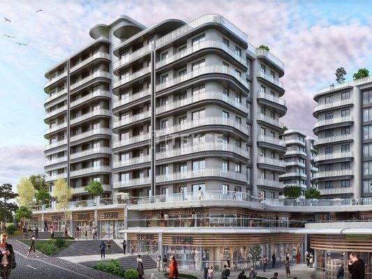 Apartments in a Mixed-Project with Pool in Ankara Sincan