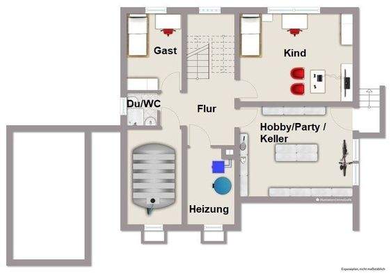 Grundriss Untergeschoss