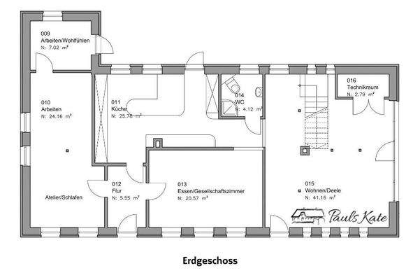 Pauls Kate | Grundriss EG