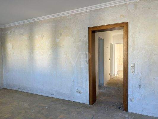 Blick aus dem WZ in den Flur