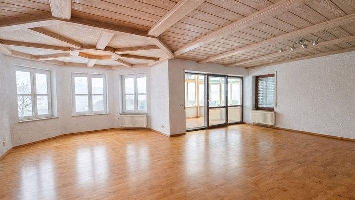 Wohnzimmer und Wintergarten