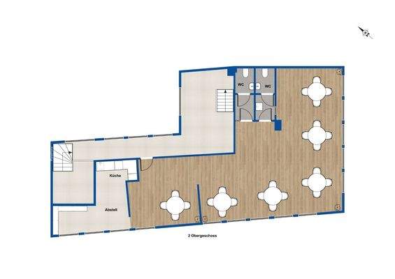 Grundriss 2. Obergeschoss