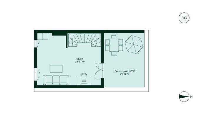 Grundriss Dachgeschoss