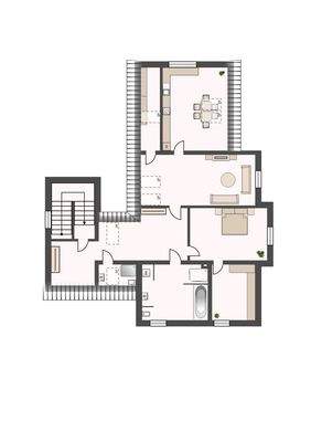Grundriss Dachgeschoss (Vorschlag - WE 3)