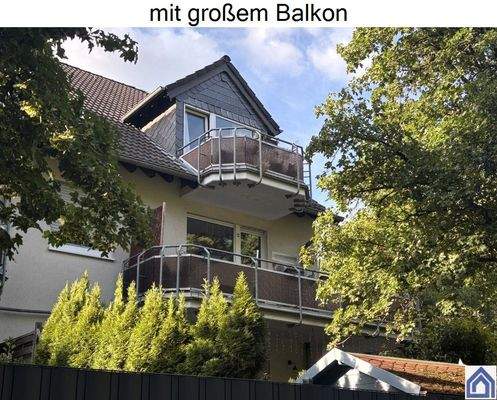 Rückfront m. Balkonsicht