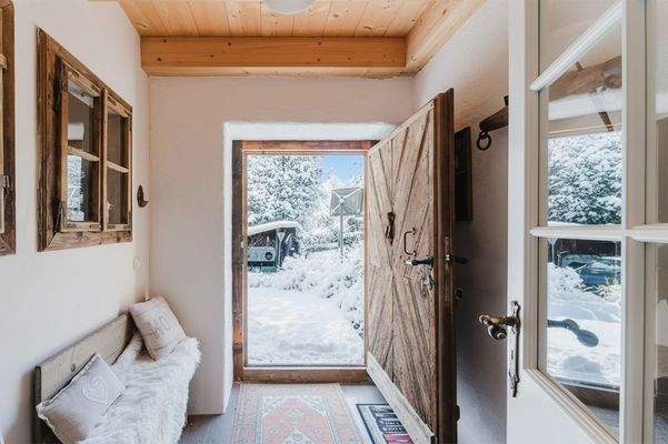 Der freundliche, helle Vorraum