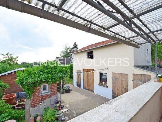 Überdachte Terrasse