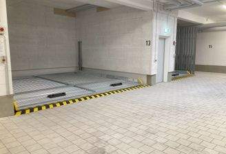 Blick in die Tiefgarage