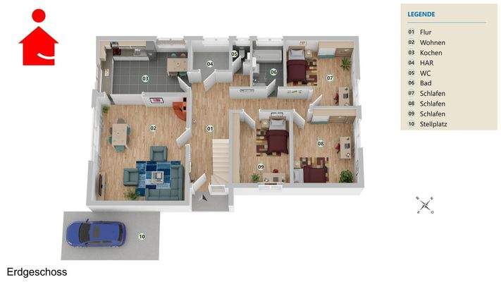 Grundrissvisualisierung