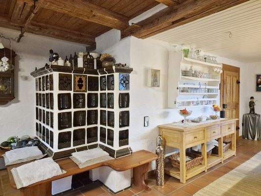 Kachelofen Wohnung 1