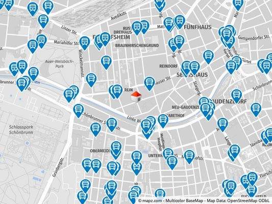 Geolyzer Kartenausschnitt