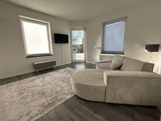 Schlafzimmer mit Balkon