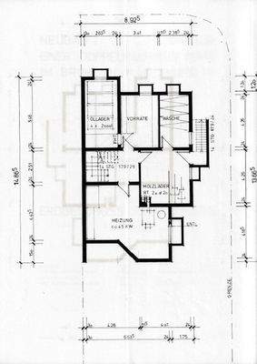 Grundriss Untergeschoss