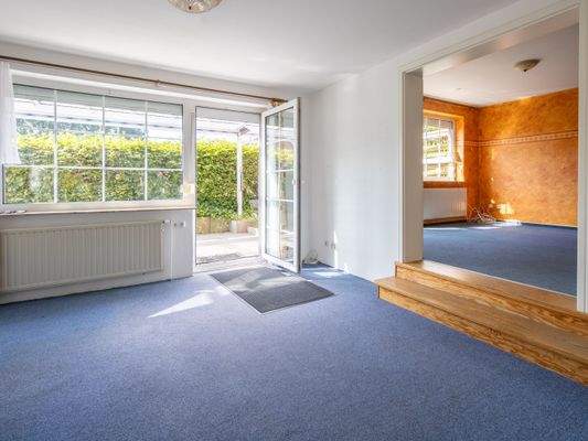 Wohnbereich Zugang Terrasse Haus 1