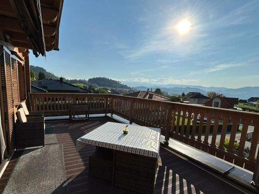 Panoramablick vom  Südostbalkon