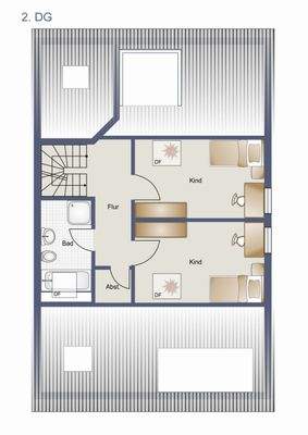 Grundriss DG 2