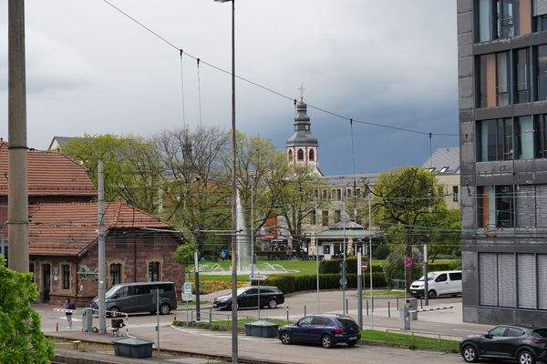 Aussicht auf den Stadtpark Ettlingen