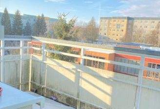 Blick auf den Balkon