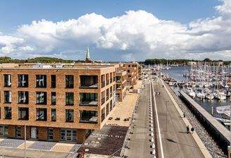 Blick auf den Yachthafen