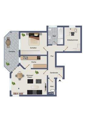 Untergeschoss (kein Maßstab))