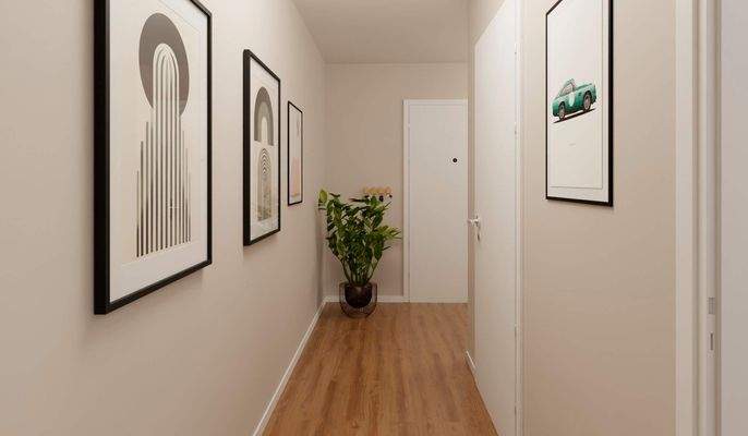 Im Flur empfangen Sie Ihre Gäste