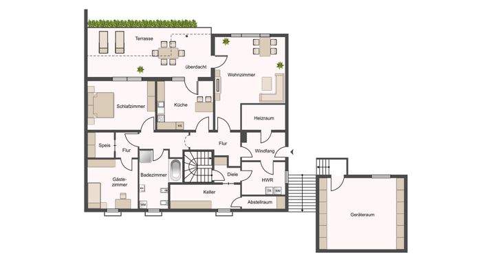 Grundriss Untergeschoss