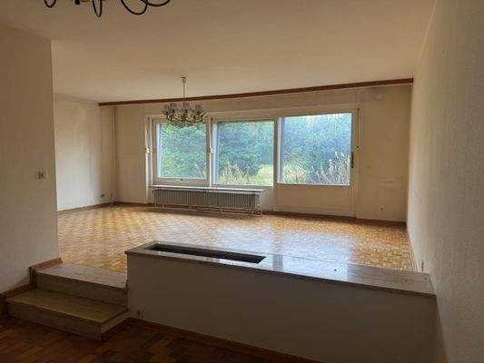 Wohnzimmer vom Kaminzimmer aus