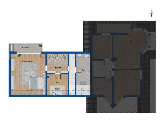 Grundriss Dachgeschoss