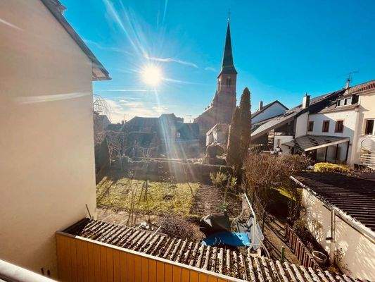Ausblick Balkon