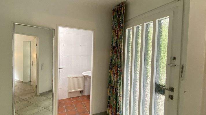 Eingang vom Garten in die Wohnung