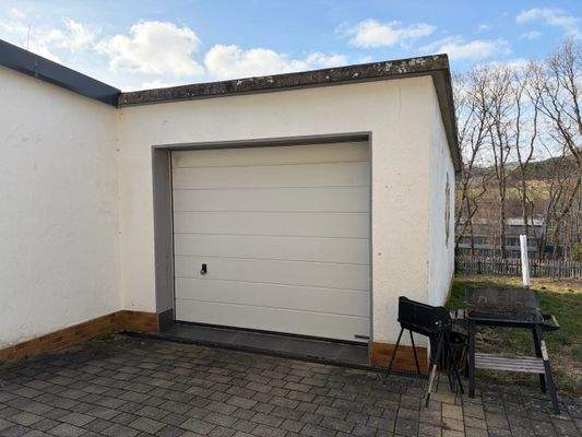 Ansicht der Garage