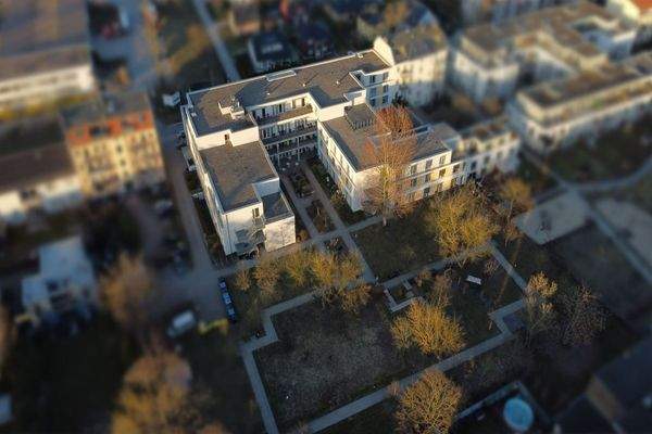 Luftbild Gebäude Rückseite