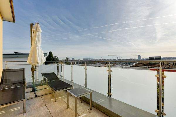 Dach-Terrasse nach Süd-Osten