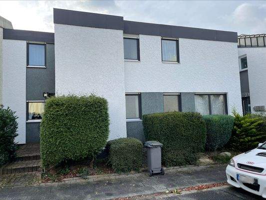 Vorderansicht des Hauses