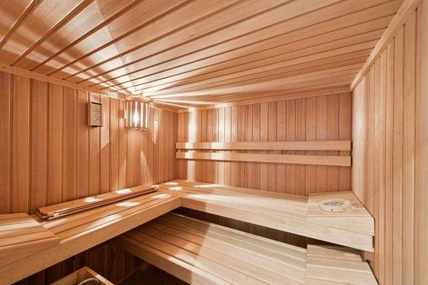Sauna im Kellergeschoss