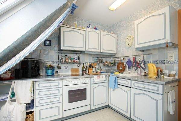 Küche im Dachgeschoss